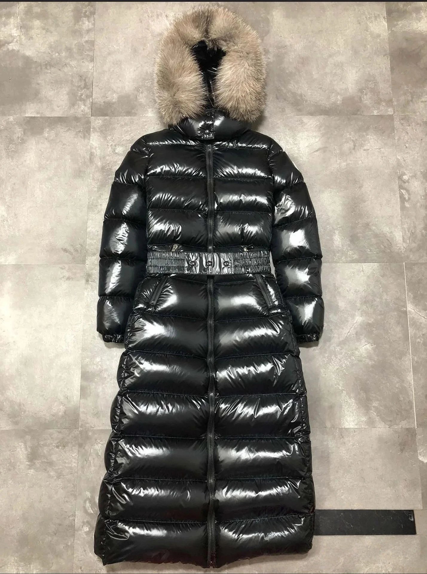 [DX6 -21] Winter long fur neck down jacket