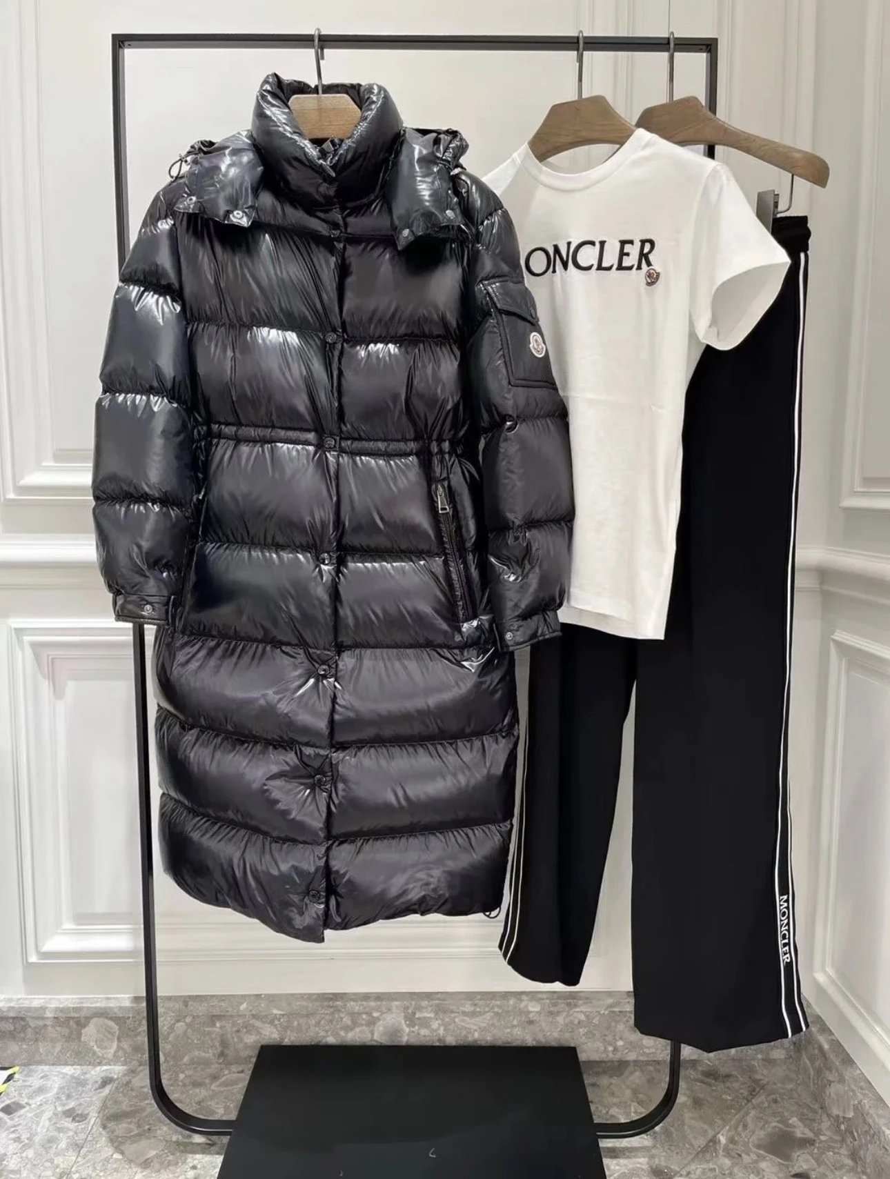 [DX6 -21] Long women's classic down jacket jacket outer