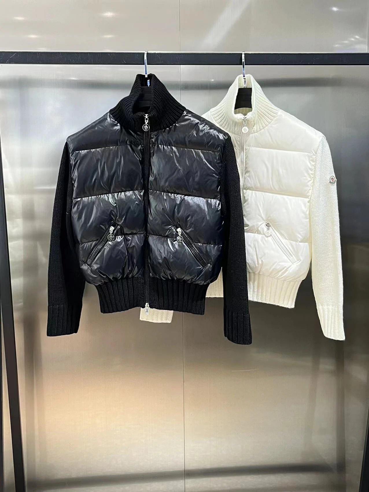 [DX6 -21] Winter knitted thermal down jacket