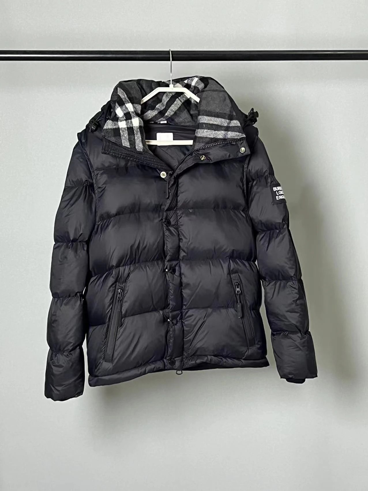 [DX33 -3] New two-wear detachable hooded bread suit couples down jacket