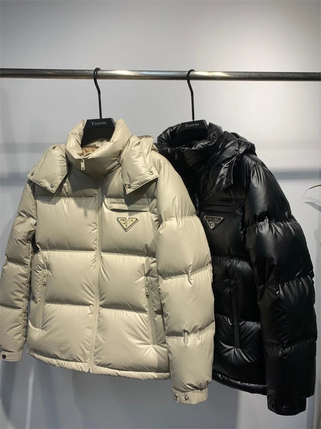 [DX129-10] Winter pressed plastic simple down jacket