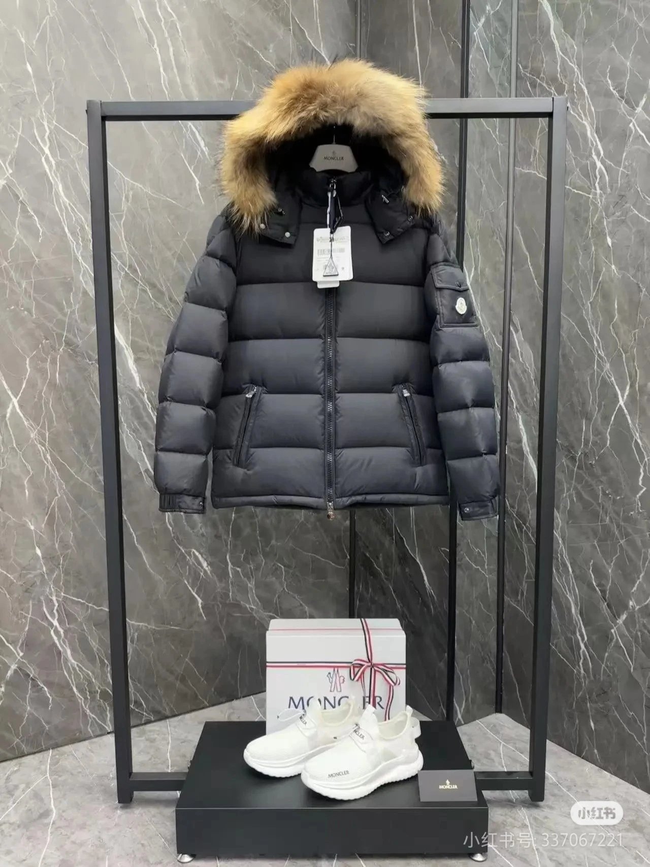 [DX6 -21] Winter fashion hooded fur collar down jacket