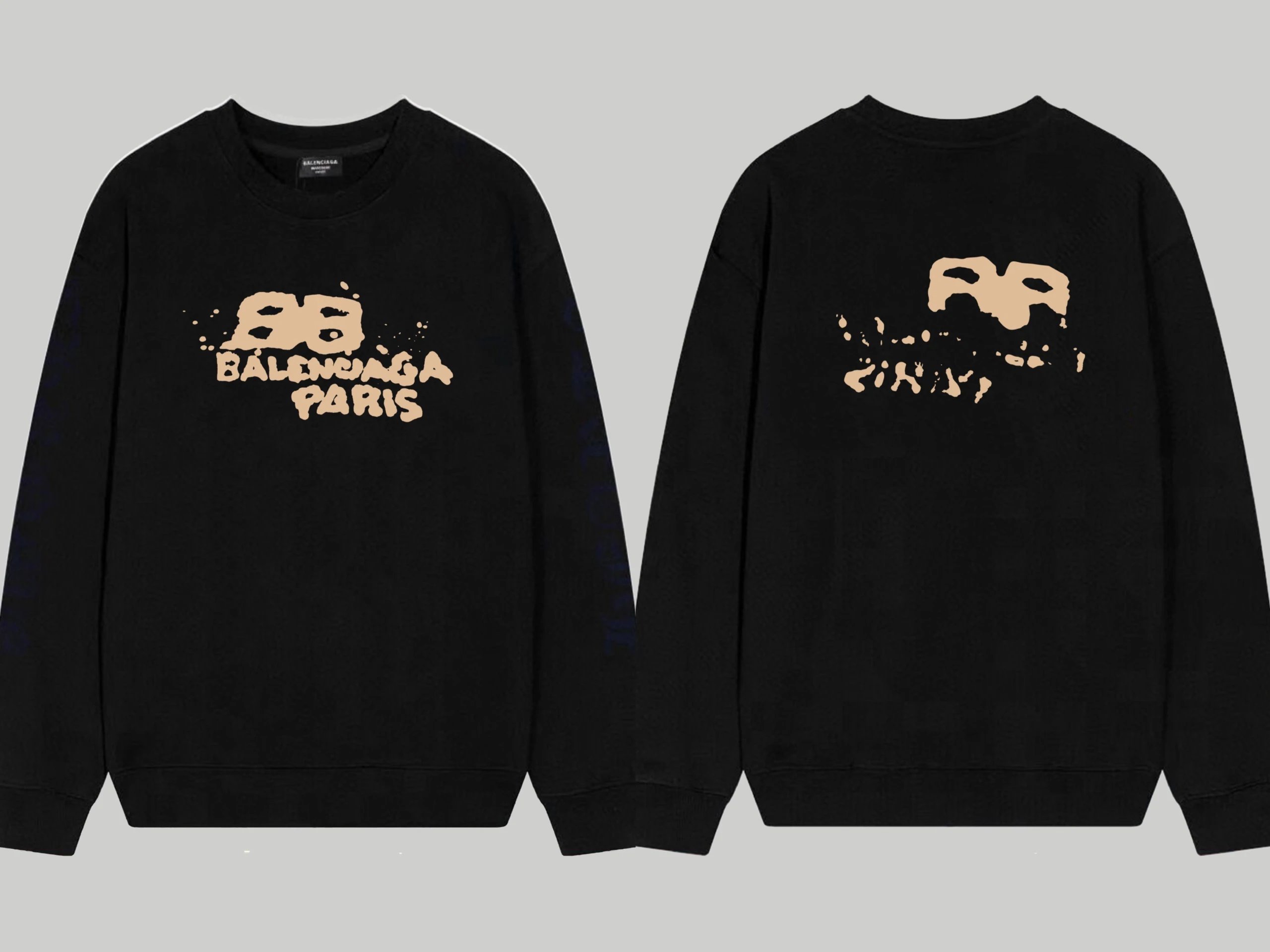 【ABC19-2】秋冬新款纯棉圆领卫衣休闲百搭男女同款