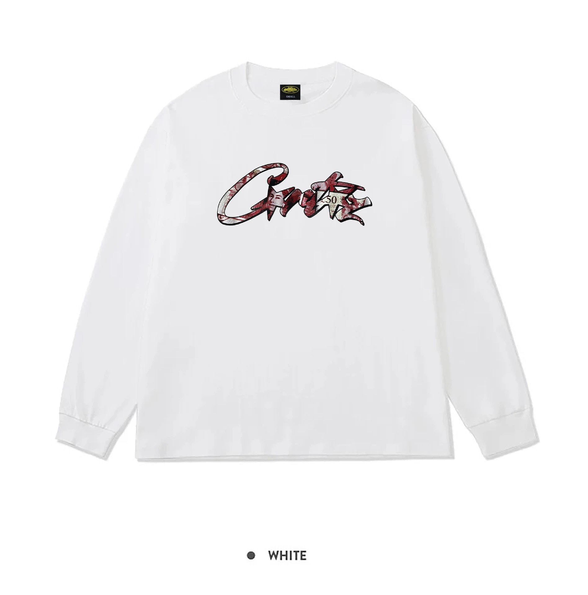 【DX13】美式复古街头圆领卫衣