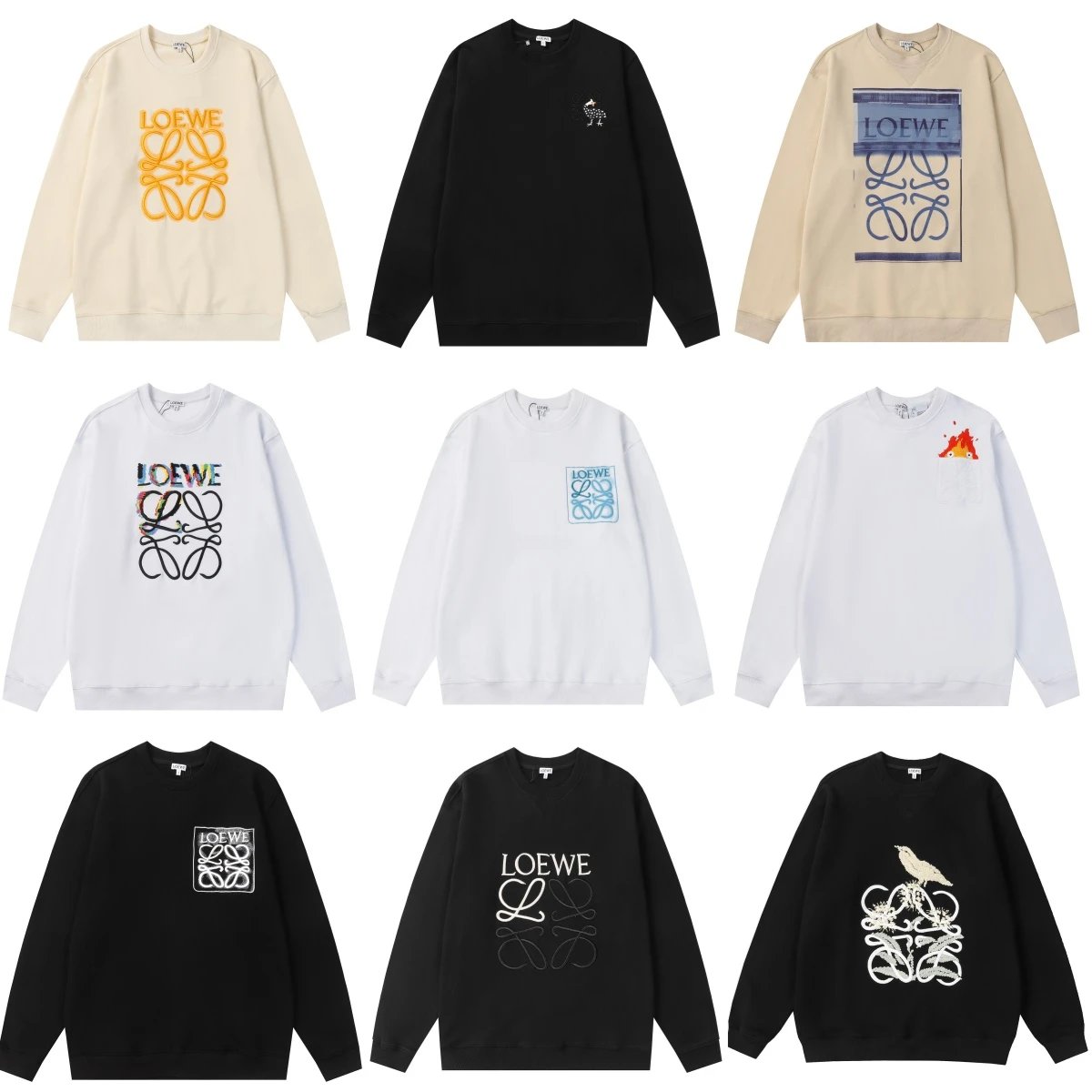 【DX32】秋季新款经典撞色圆领卫衣集合