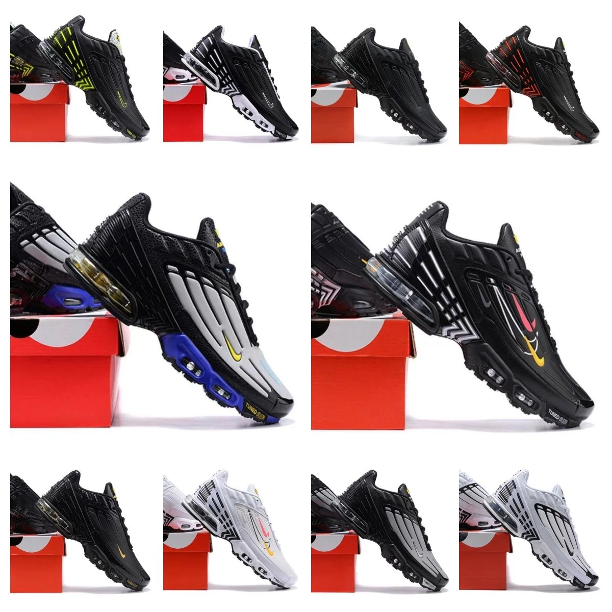 Nike Air Max Plus Comfortable Low-Top Running Shoes