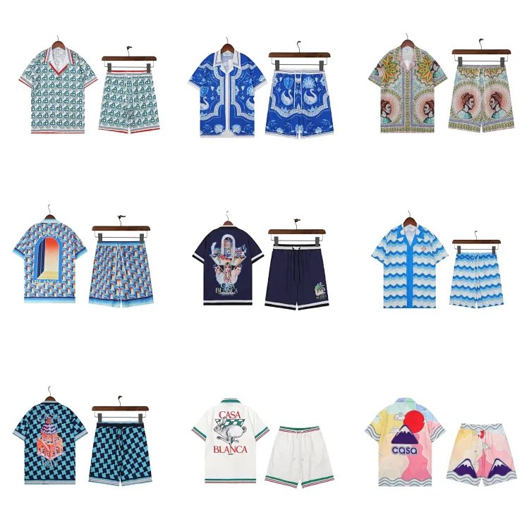 CASABLANCA 印花图案长袖衬衫