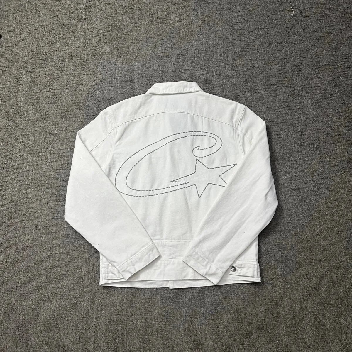 UKTK UKTK工装牛仔外套复古潮流宽松男士美式百搭休闲水洗上衣衣服夹克