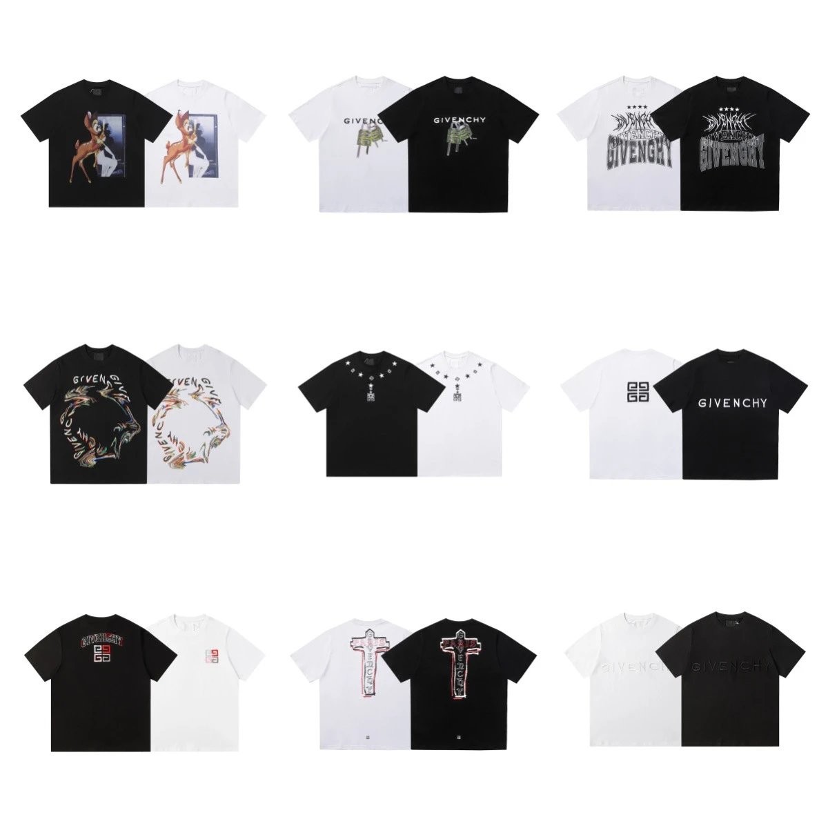 Givenchy SS21 反向Logo短袖T恤