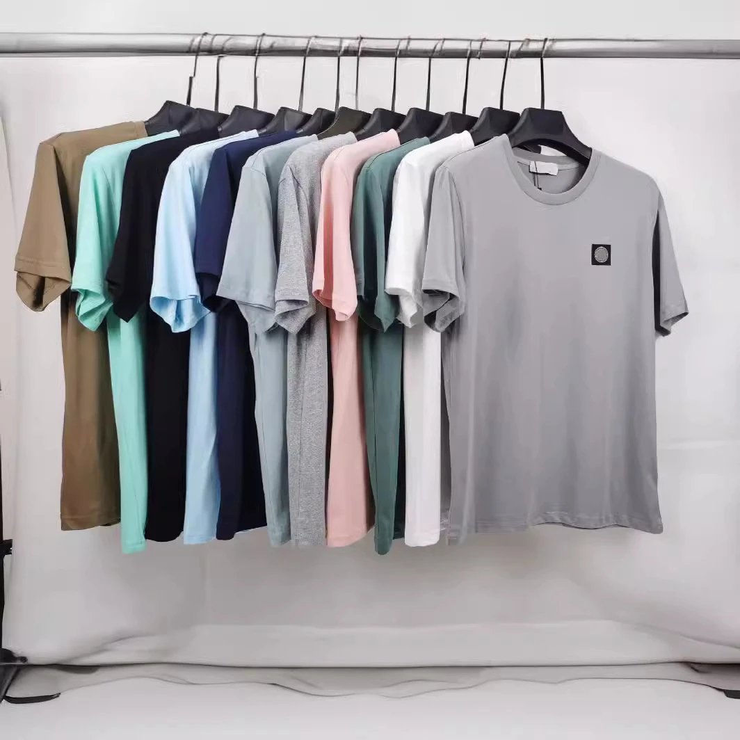 STONE ISLAND石头岛 圆领纯色套头短袖T恤