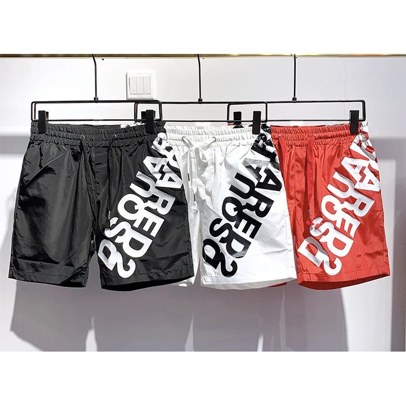 New fashionable letter-printed casual swimming sports shorts