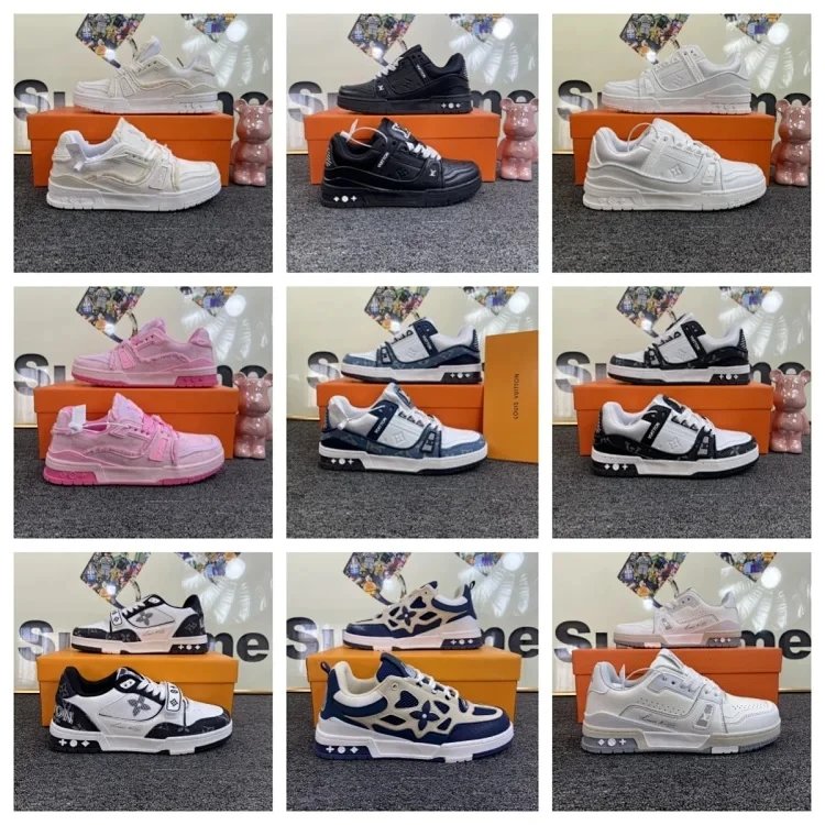 LOUIS VUITTON Trainer 牛皮 时尚潮流 低帮