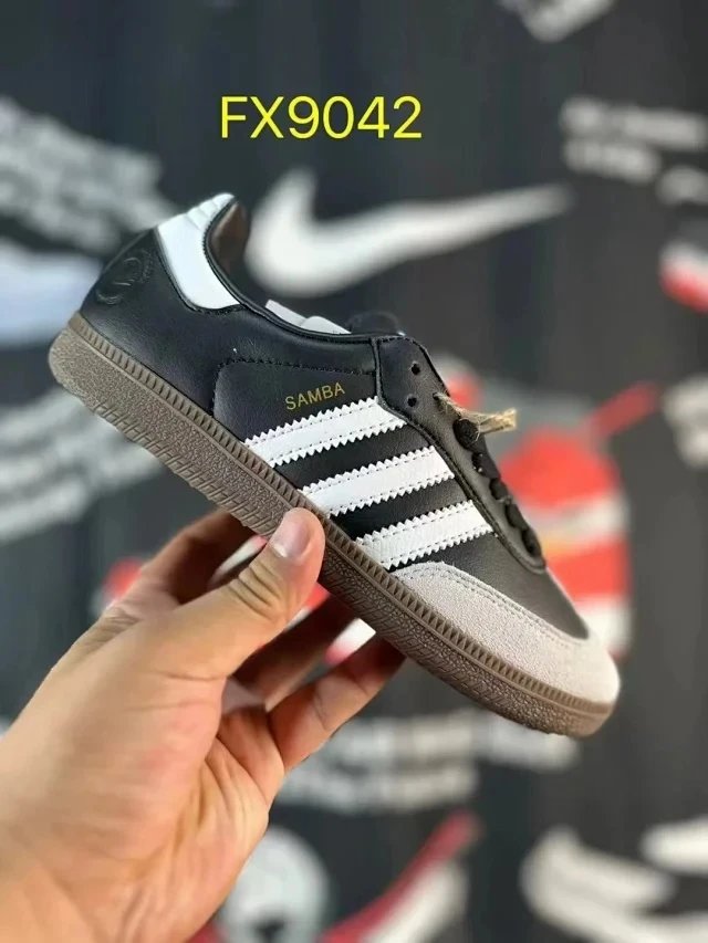 adidas originals Samba Vegan 耐磨轻便 低帮 板鞋