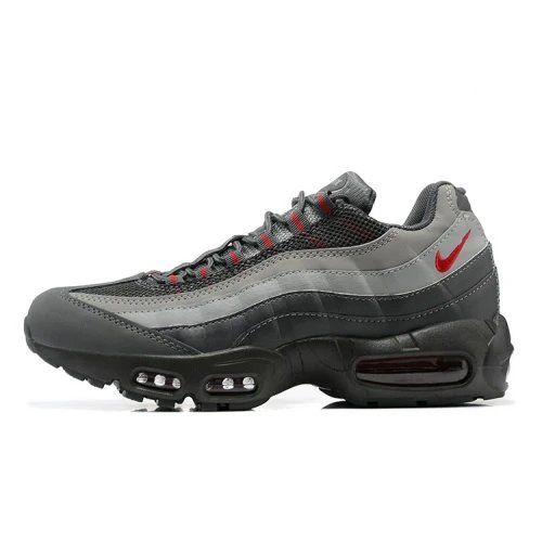 Nike Air Max 95 圆头系带 织物皮革 低帮跑步鞋