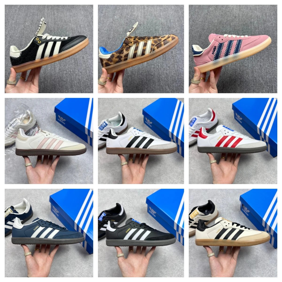 WALES BONNER x adidas originals Samba Pony Tonal 圆头舒适 低帮 板鞋