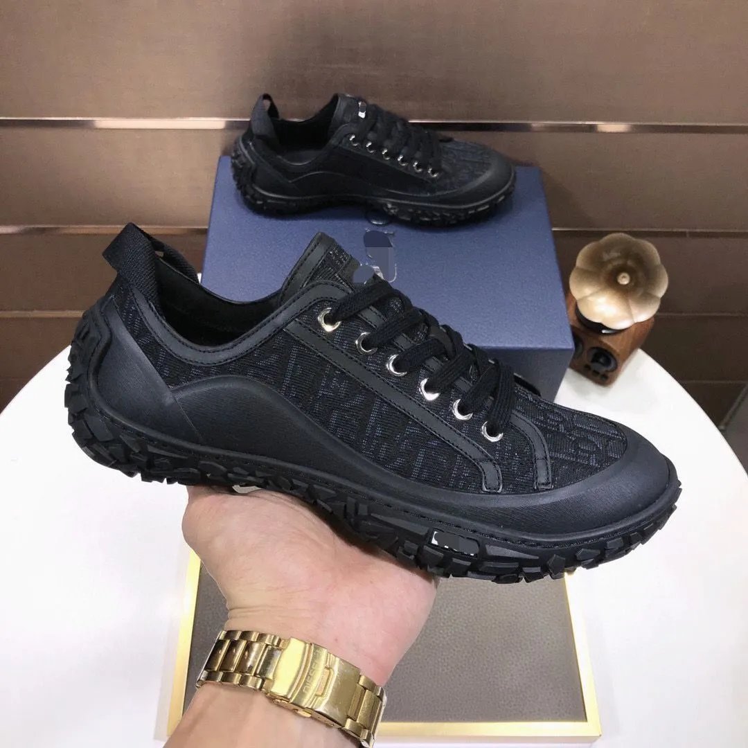 DIOR B28 diorizon 织物橡胶 圆头系带运动 低帮 生活休闲鞋